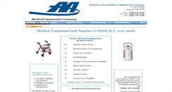 Desktop Screenshot of aamedicalequipment.com